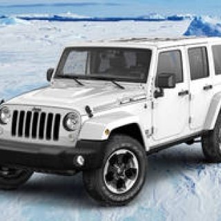 南極をイメージした真っ白なラングラー アンリミテッド|Jeep