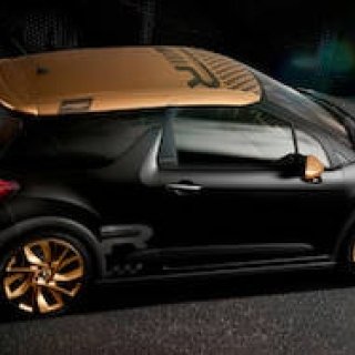 ゴールドとマットブラックのDS3レーシング|Citroen