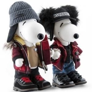 DSQUARED2｜ディースクエアードの服を着たスヌーピー＆ベルが登場