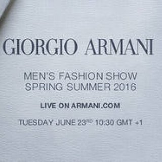 ジョルジオ アルマーニ 2016春夏 メンズコレクションのショーをライブストリーミング｜GIORGIO ARMANI