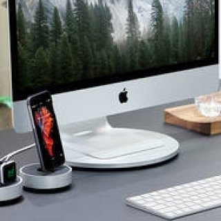 iPhoneやApple Watchをデスク上で美しく充電|JUST MOBILE