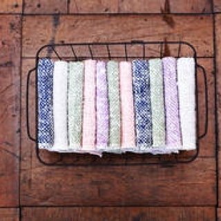 手紡ぎに近い素朴な風合いと柔らかさ。「ガラ紡」製ハンカチ｜Perrocaliente