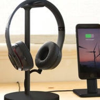 ヘッドホンを美しくディスプレイ。充電機能付きスタンド｜Twelve South