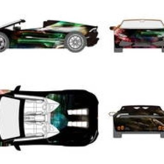 スプツニ子！氏とコラボしたウラカンのアートカーがアートフェア東京に登場｜Lamborghini