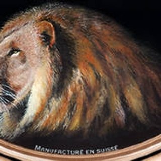 3種類の動物をモチーフにしたプティ・ウール ミニット ブラックエナメル｜JAQUET DROZ