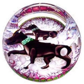 クリスタル職人の手仕事によるペーパーウェイトに、2018年の干支『イヌ』が登場｜SAINT-LOUIS