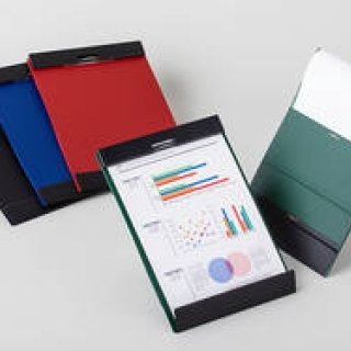 マグネットの力で書類をめくったまま固定 できるクリップボード｜KING JIM