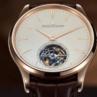 新作 18Kピンクゴールド製「マスター・ウルトラスリム・トゥールビヨン」|Jaeger-LeCoultre
