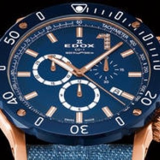 テーマカラーのブルーダイアル、ダイヤモンドで腕元をエレガントに彩る限定モデル|EDOX