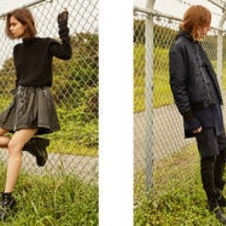 テクスチャーミックスで着こなす都会のレイヤード｜DIESEL BLACK GOLD ギャラリー（１）