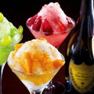 かぐわしい香り、芳醇な味わい。「ドン・ペリニヨンのかき氷」｜EAT　ギャラリー