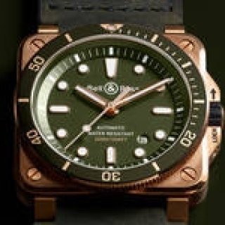 ブロンズ製ケースにミリタリーカラーをスタイリングした限定モデル|Bell & Ross