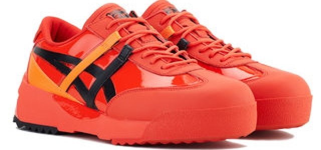 イエロー/レッド スニーカー　オニツカタイガー　東京モデル RED COLLECTION