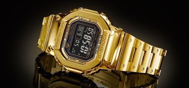 【美品】CASIO G-SHOCK 35周年記念モデル【レア】【生産終了モデル】 ラスボスがついに！ 金無垢G-SHOCKが世界限定数35本・完全受注生産