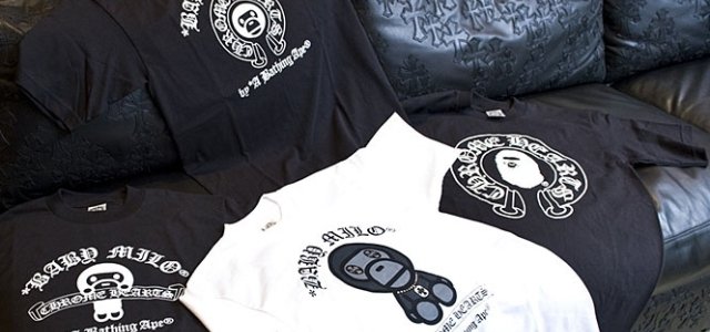 CHROME HEARTS｜「A BATHING APE® × CHROME HEARTS T-Shirts」発売