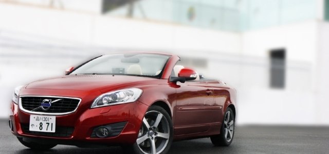 ★後期型★ボルボC70★T5 GT★カブリオレ★電動OP★黒レザーシート★本車検MAX2年付き♪ ボルボ C70カブリオレ T5 SE（価格:128万円, 静岡県, 物件番号