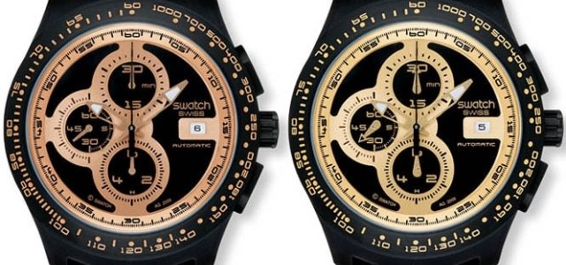 SWATCH｜クロノ オートマチック コレクション ゴールド SVGB402