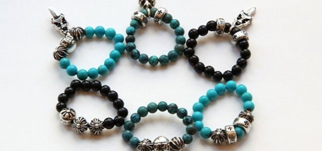 CHROME HEARTS｜ペアで楽しめる、天然石の“ビーズ リング” - Web