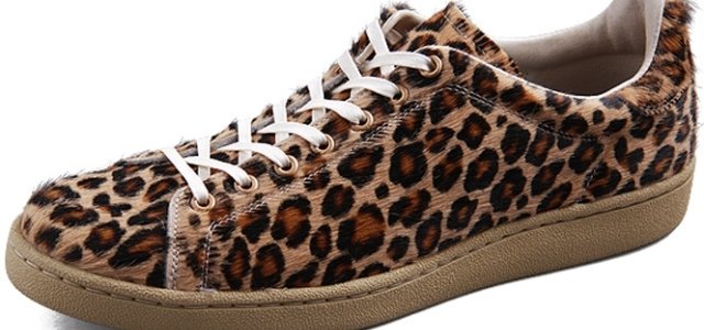 patrick スニーカー 靴 ハラコ レザー レオパード ヒョウ柄 ベロクロ patrick スニーカー 靴 ハラコ レザー レオパード ヒョウ柄