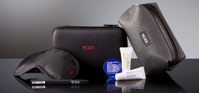 ビジネスクラスの「TUMI」製アメニティキットがアップグレード｜Delta