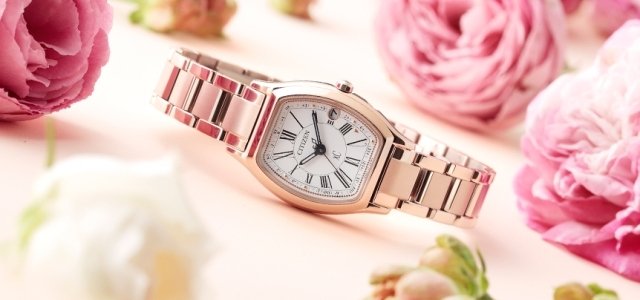 CITIZEN｜「シチズン クロスシー」のサクラピンク®に、トノー型ケース