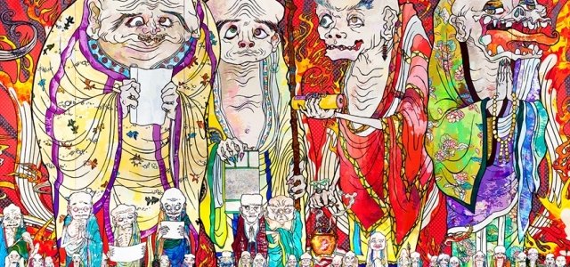 全長100メートルにわたる大作「五百羅漢図」など全作品が日本初公開