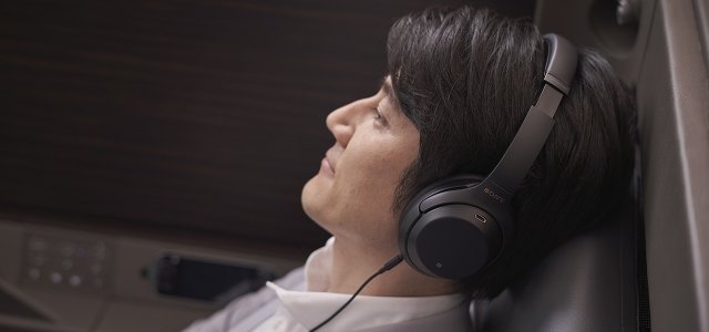 ANA国際線ファーストクラスでソニーのノイズキャンセリング