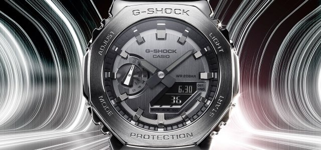 カシオーク”八角形のメタルベゼルを採用した最新「Gショック」｜G