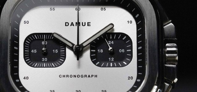 DAMUE デジタル腕時計 G-SHOCKカスタムデザイナーが新たに手掛ける80'sテイストのメカ