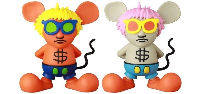 キース・ヘリングの「ANDY MOUSE」フィギュアにニューカラー登場