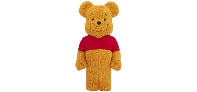 くまのプーさんが1000%サイズ着ぐるみ仕様のBE@RBRICKになった
