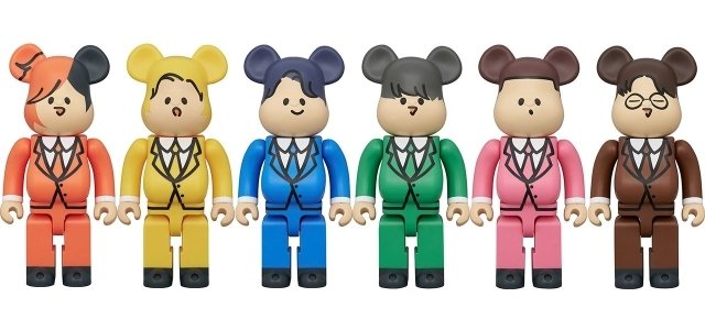 東海オンエアのメンバー6人がBE@RBRICKになった！ | MEDICOM TOY