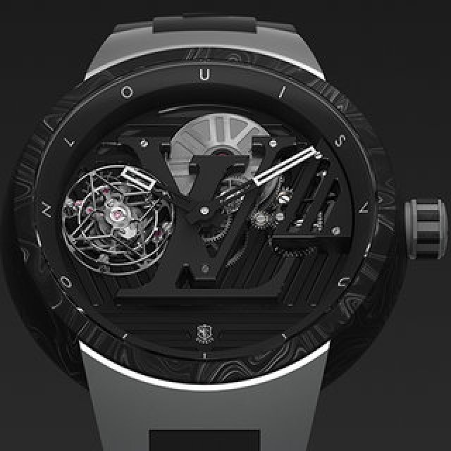 メゾンを象徴する「タンブール」を再解釈。「タンブール カーブ フライング トゥールビヨン ポワンソン・ド・ジュネーヴ」｜LOUIS VUITTON