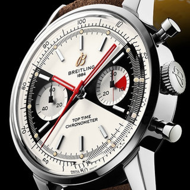 ブライトリングの独創的なモダンレトロスタイル「トップタイム」を数量限定で復刻｜BREITLING