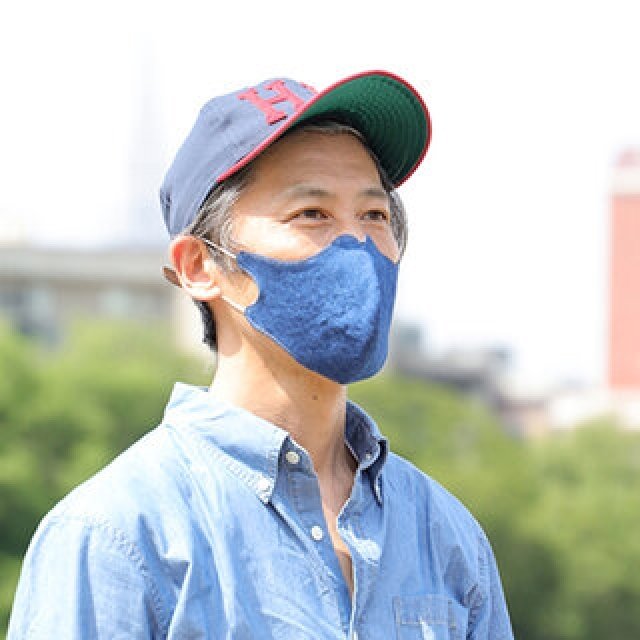 「接触冷感」機能付き、ひんやりとした着用感の「デニムマスク」|Right-on