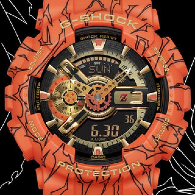 「DRAGON BALL」のグラフィックをデザインしたGショック特別モデル「GA-110JDB」｜G-SHOCK