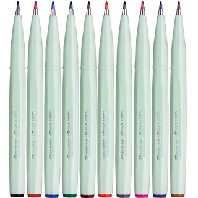 筆タッチサインペンに10色セットが誕生| Craft Design Technology