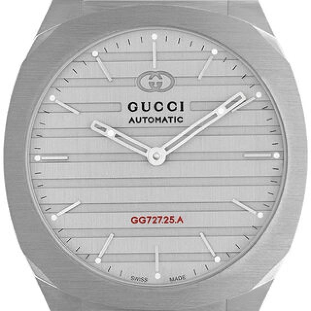 自社製造キャリバーを搭載した初のウルトラスリムウオッチ「GUCCI 25H」｜GUCCI