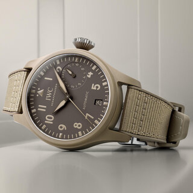 Watches & Wonders 2021 新作。サンドカラーのセラミック製“モハーベ・デザート”ビッグ・パイロット・ウォッチ｜IWC