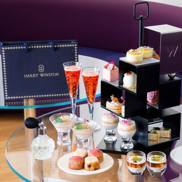 ハリー・ウィンストンとコラボレートした煌めく宝石のようなアフタヌーンティー｜W Osaka