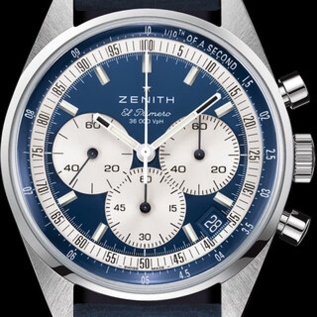 ゼニス愛炸裂！　初号機に搭載された“ゼニスブルー”を全面に敷いた激レアモデル｜ZENITH