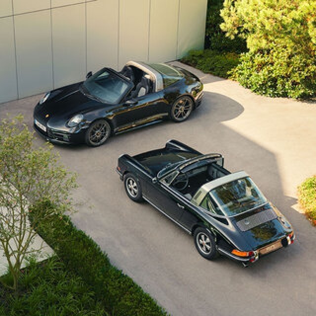 ポルシェデザインの50周年を祝う911タルガ4GTSの限定モデルが登場｜Porsche