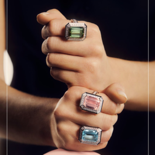 幾何学的なデザインが魅力の「ヴァンドーム リズレ」に新作ジュエリーが登場｜BOUCHERON