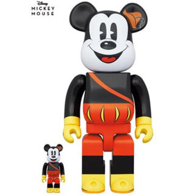 BE@RBRICK Mickey the Bard 100％ & 400％｜MEDICOM TOY