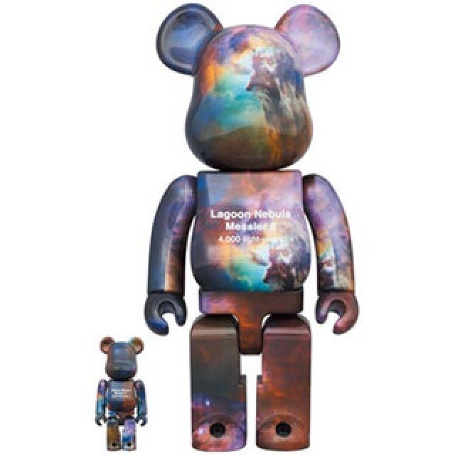 BE@RBRICK HUBBLE SPACE TELESCOPE Lagoon Nebula (Messier 8) 100％ & 400％｜MEDICOM TOY