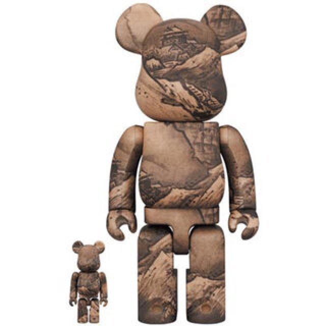 東京国立博物館 BE@RBRICK 雪舟 国宝「秋冬山水図(冬景図)」100% & 400%|MEDICOM TOY