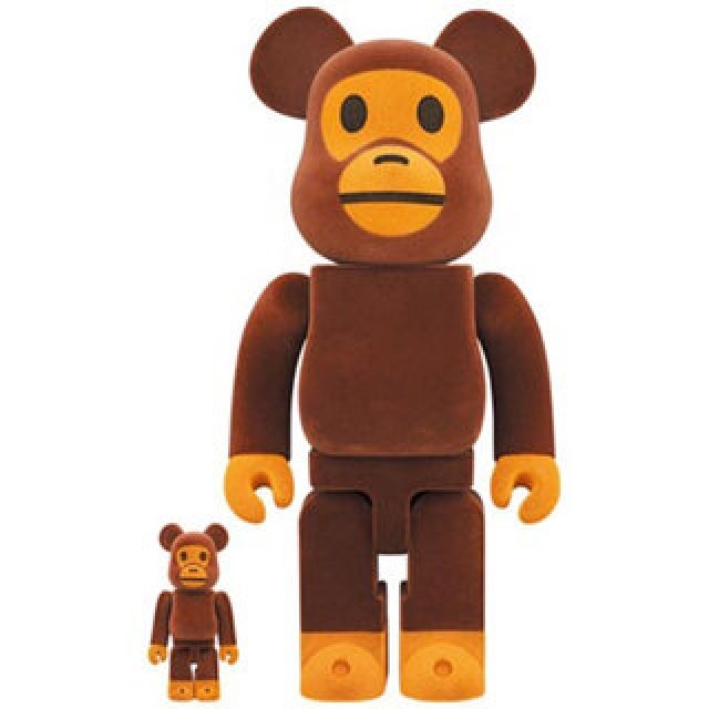 BE@RBRICK BABY MILO(R) Flocky Ver. 100% & 400%