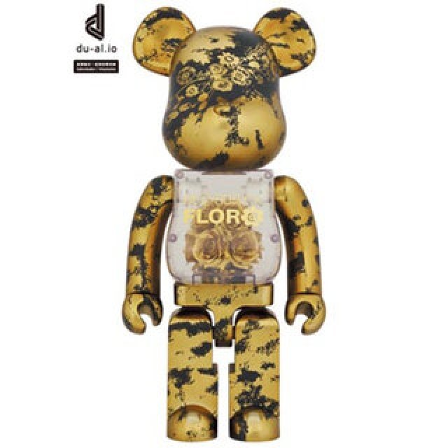 BE@RBRICK FLOR@ GOLD 1000％｜MEDICOM TOY