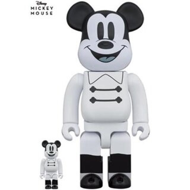BE@RBRICK Nighttime Mickey 100% & 400%|MEDICOM TOY