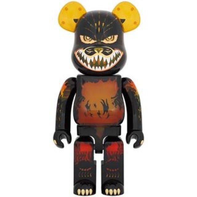 BE@RBRICK ゴジラ VS デストロイア版ゴジラ (メルトダウン:クリアイエローVer.) 1000%|MEDICOM TOY
